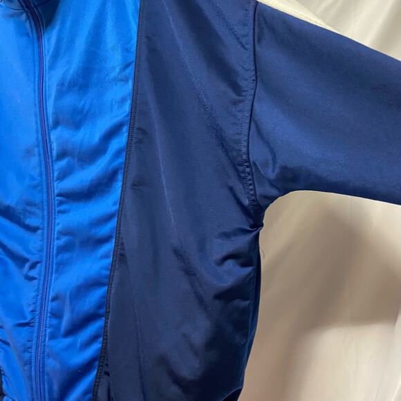 Nike Jacket Sportwear Windbreaker Full Zip Blue Track Warm Up No Size Tag - Picture 5 of 8